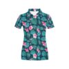 Summer Floral Print Design Lks301 Women'S Polo Shirt
