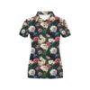Summer Floral Print Design Lks303 Women'S Polo Shirt