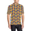 Sunflower Hand Drawn Style Print Men Polo Shirt