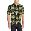 Sunflower Pattern Print Design Sf08 Men Polo Shirt