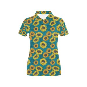 Sunflower Print Design Lks301 Women'S Polo Shirt