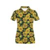 Sunflower Print Design Lks302 Women'S Polo Shirt