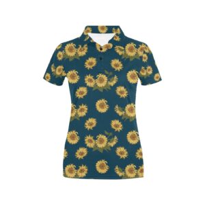 Sunflower Print Design Lks305 Women'S Polo Shirt