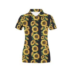 Sunflower Print Design Lks306 Women'S Polo Shirt