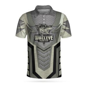Super Fisherman Walleye Fishing 3D All Over Printed Polo Shirt