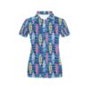 Surfboard Print Design Lks304 Women'S Polo Shirt