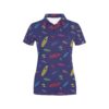 Surfboard Print Design Lks305 Women'S Polo Shirt