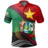 Suriname Polo Shirt Fall In The Wave K7