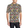 Sushi Pattern Print Men Polo Shirt