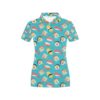 Sushi Print Design Lks305 Women'S Polo Shirt