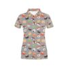 Sushi Print Design Lks307 Women'S Polo Shirt