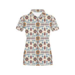 Suzani Print Design Lks301 Women'S Polo Shirt