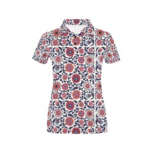 Suzani Print Design Lks304 Women'S Polo Shirt