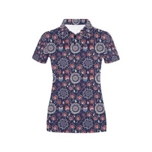 Suzani Print Design Lks305 Women'S Polo Shirt