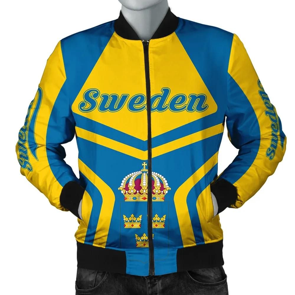Sweden Coat Of Arms Men Bomber Jacket My Style J75 Bomber Jacket Sweden Coat Of Arms Men Bomber Jacket My Style J75 Bomber Jacket