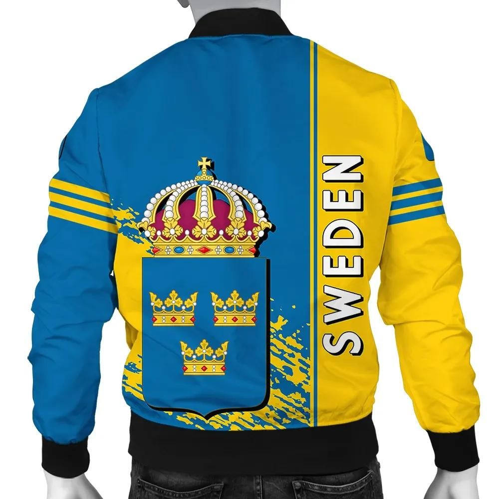 Sweden-Coat-Of-Arms-Men-Bomber-Jacket-Quarter-Style-J71-Bomber-Jacket-1