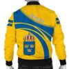 Sweden Coat Of Arms Men Bomber Jacketticket J5W Bomber Jacket
