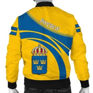 Sweden Coat Of Arms Men Bomber Jacketticket J5W Bomber Jacket
