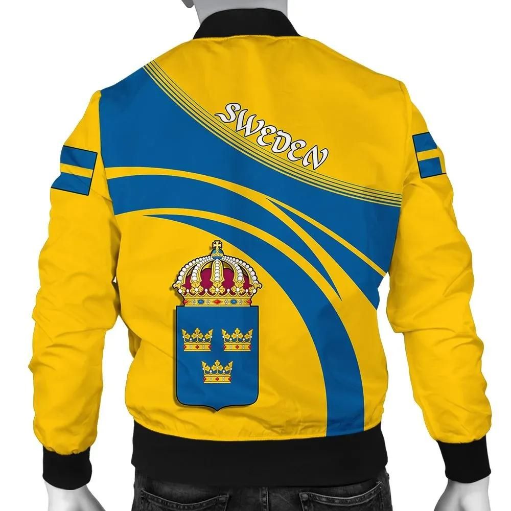 Sweden Coat Of Arms Men Bomber Jacketticket J5W Bomber Jacket Sweden Coat Of Arms Men Bomber Jacketticket J5W Bomber Jacket