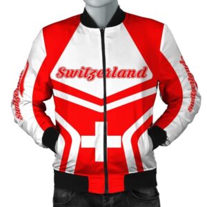 Switzerland Coat Of Arms Men Bomber Jacket My Style J75 Bomber Jacket
