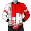 Switzerland Coat Of Arms Men Bomber Jacket Quarter Style J71 Bomber Jacket