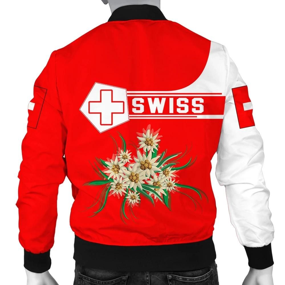 Switzerland-Coat-Of-Arms-Men-Bomber-Jacket-Simple-Style-J78-Bomber-Jacket-1