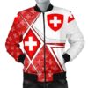Switzerland Men'n Bomber Jacket - Swiss Legend - BN15 Bomber Jacket