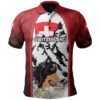 Switzerland Polo Shirt Coat Of Arms And Bernese Mountain Dog TH4