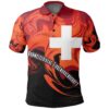 Switzerland Polo Shirt - Flame of Switzerland - BN15