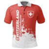Switzerland Polo Shirt - Smudge Style - BN15
