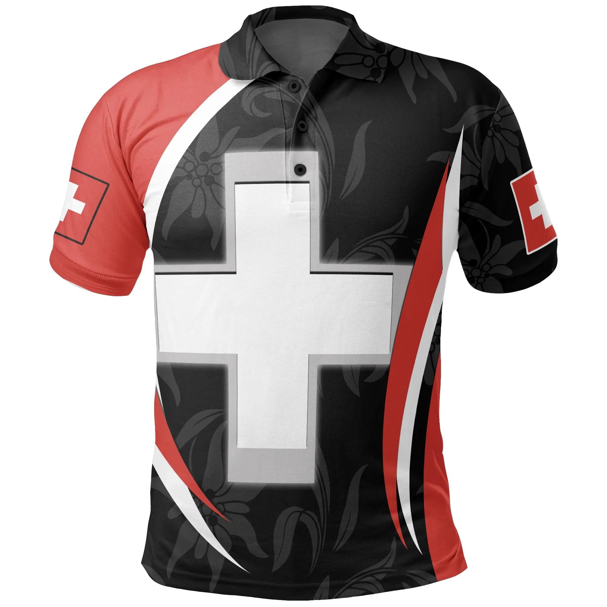 Switzerland Polo Shirt - Switzerland Spirit - BN1518 Switzerland Polo Shirt - Switzerland Spirit - BN1518