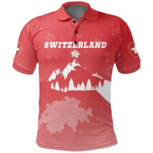 Switzerland Travel Polo Shirt K5
