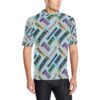 Synthesizer Pattern Print Design 02 Men Polo Shirt