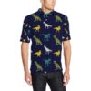 T Rex Pattern Print Design A07 Men Polo Shirt