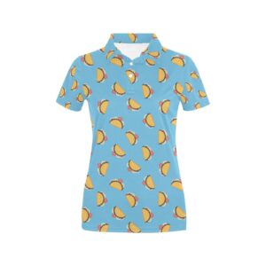 Taco Print Design Lks301 Women'S Polo Shirt
