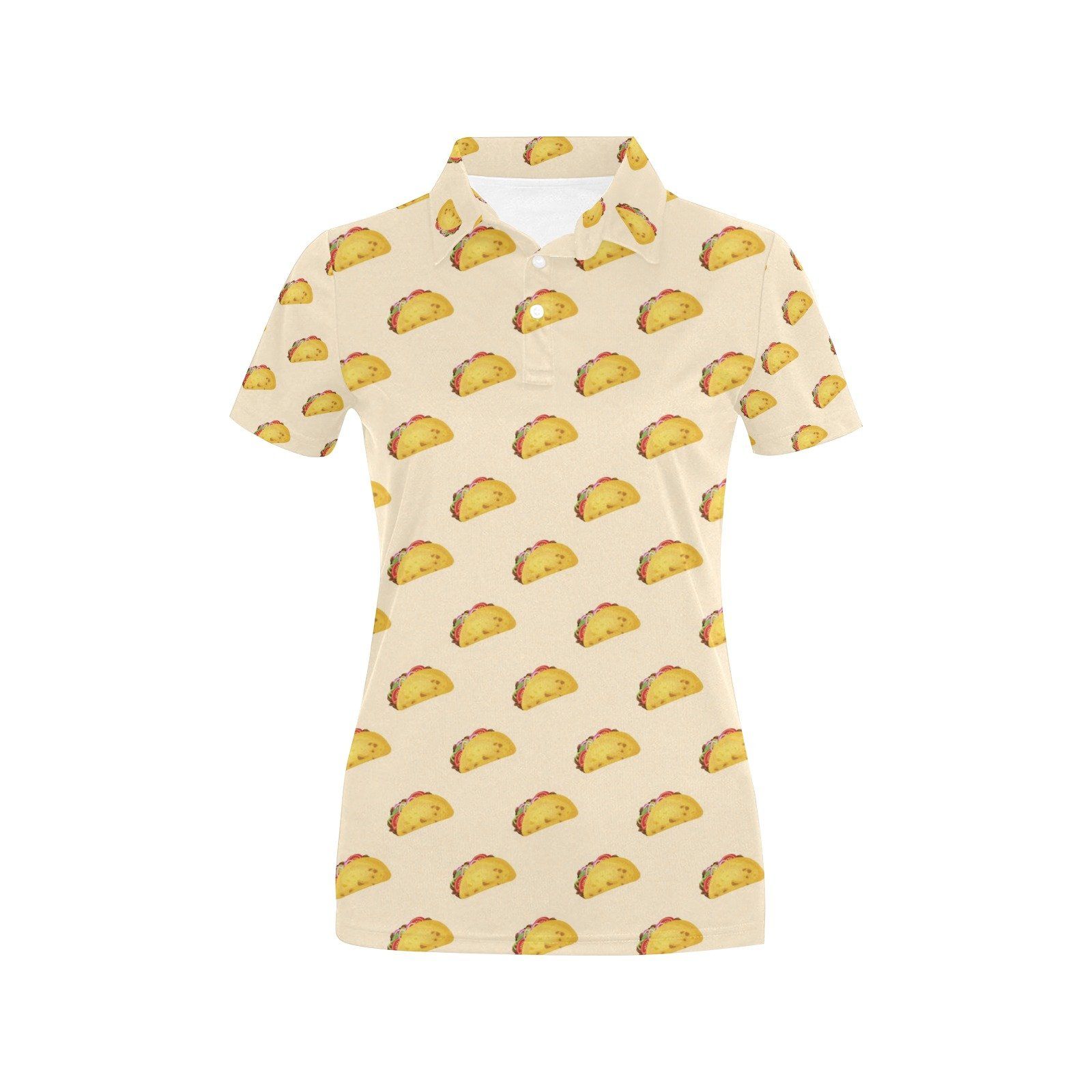 Taco Print Design Lks302 Women'S Polo Shirt Taco Print Design Lks302 Women'S Polo Shirt