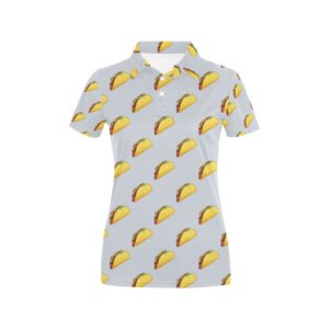 Taco Print Design Lks304 Women'S Polo Shirt
