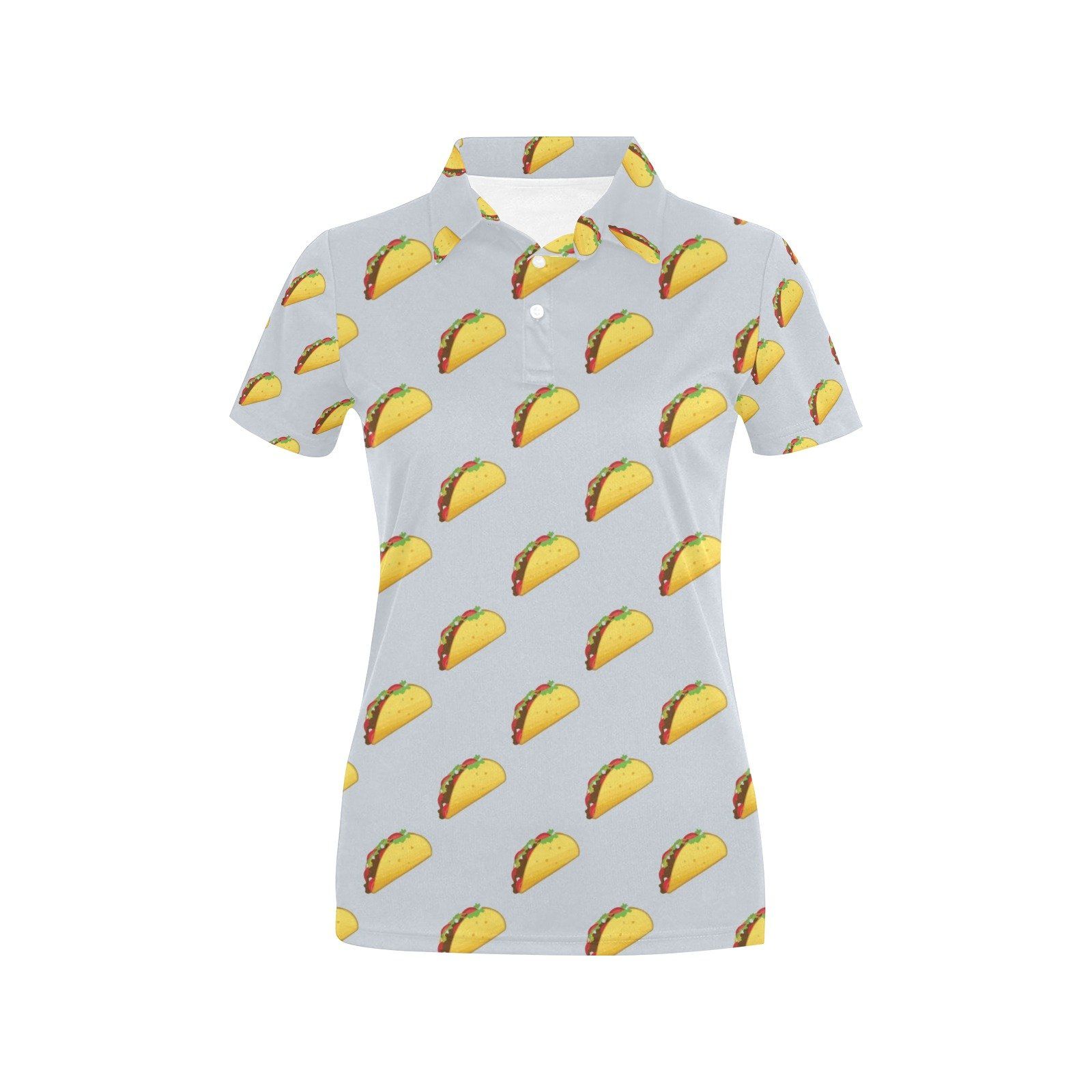 Taco Print Design Lks304 Women'S Polo Shirt Taco Print Design Lks304 Women'S Polo Shirt