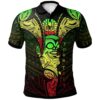 Tahiti Custom Personalized Polo Shirt - Polynesian Tiki Warrior Style Reggae - BN29