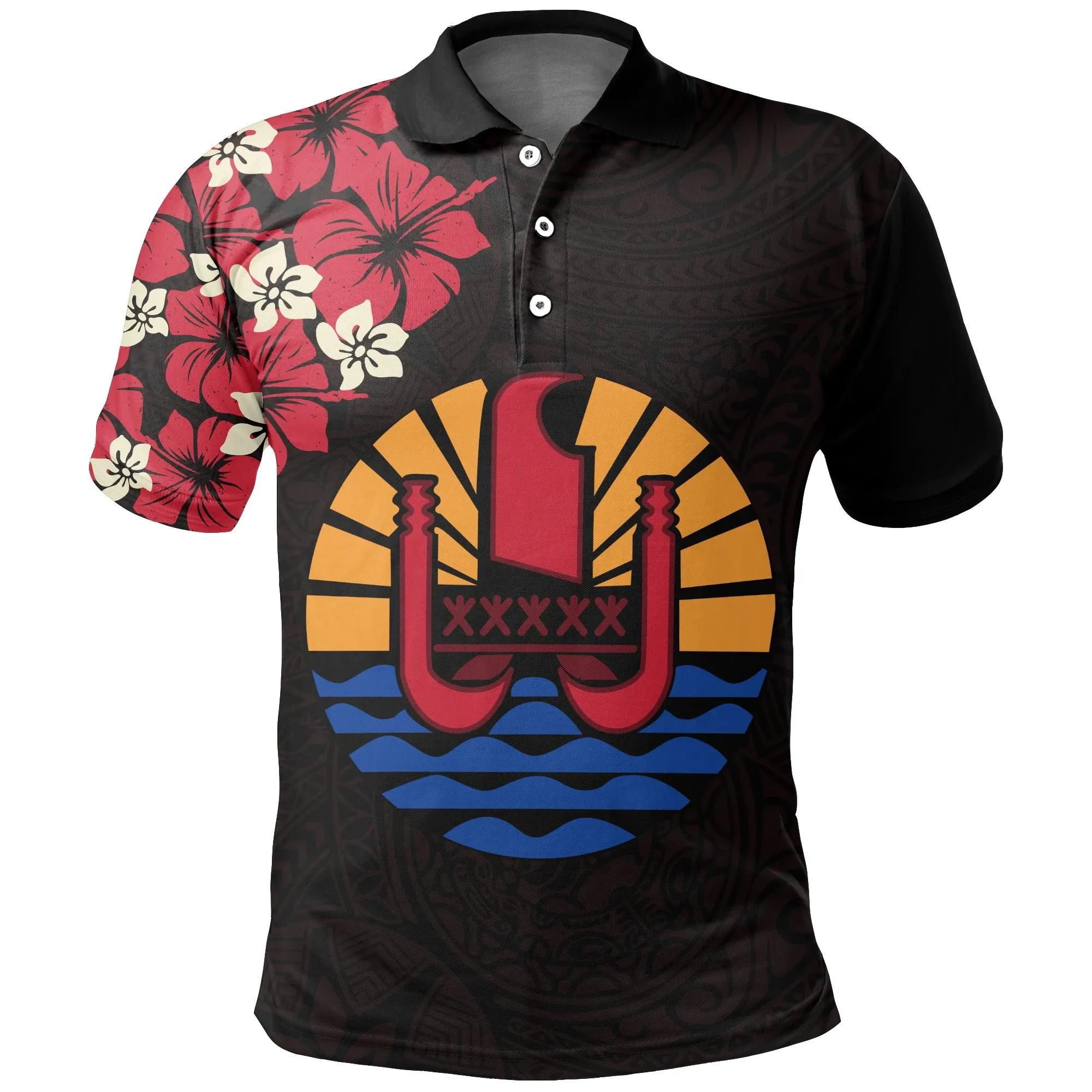 Tahiti Hibiscus Special Polo Shirt A02 Tahiti Hibiscus Special Polo Shirt A02
