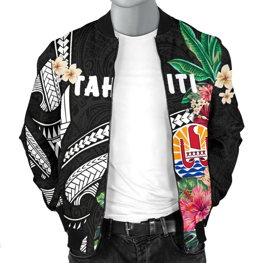 Tahiti-Mens-Bomber-Jacket-Coat-Of-Arms-Polynesian-With-Hibiscus-TH5-Bomber-Jacket-2