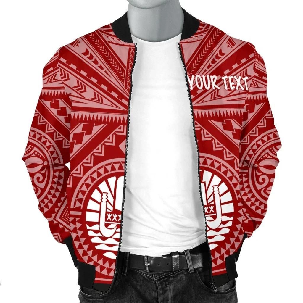 Tahiti-Personalised-Mens-Bomber-Jacket-Tahiti-Seal-In-Polynesian-Tattoo-Style-Red-BN25-Bomber-Jacket-2