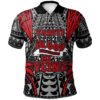 Tahiti Polo Shirt - Blood Runs Through My Veins Style Flag - BN39