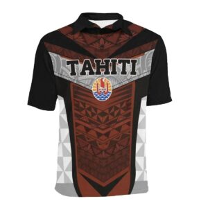 Tahiti Polo Shirt New Polynesian Style K7