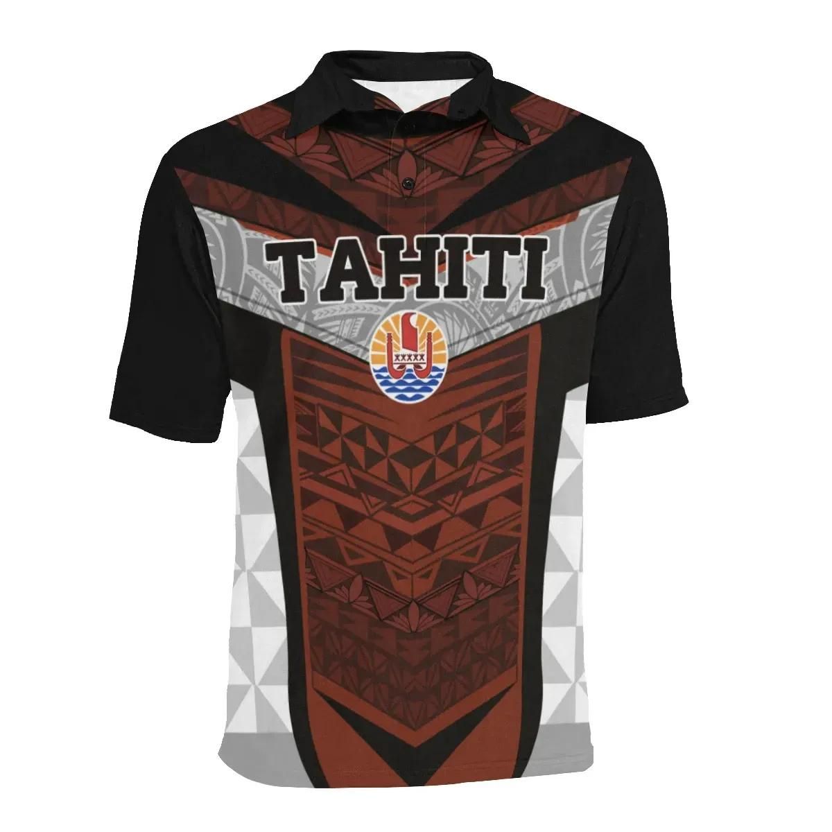 Tahiti Polo Shirt New Polynesian Style K7 Tahiti Polo Shirt New Polynesian Style K7