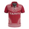 Tahiti Polo Shirt - Polynesian Chief Flag Version - BN10