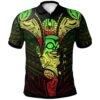 Tahiti Polo Shirt - Polynesian Tiki Warrior Style Reggae - BN29