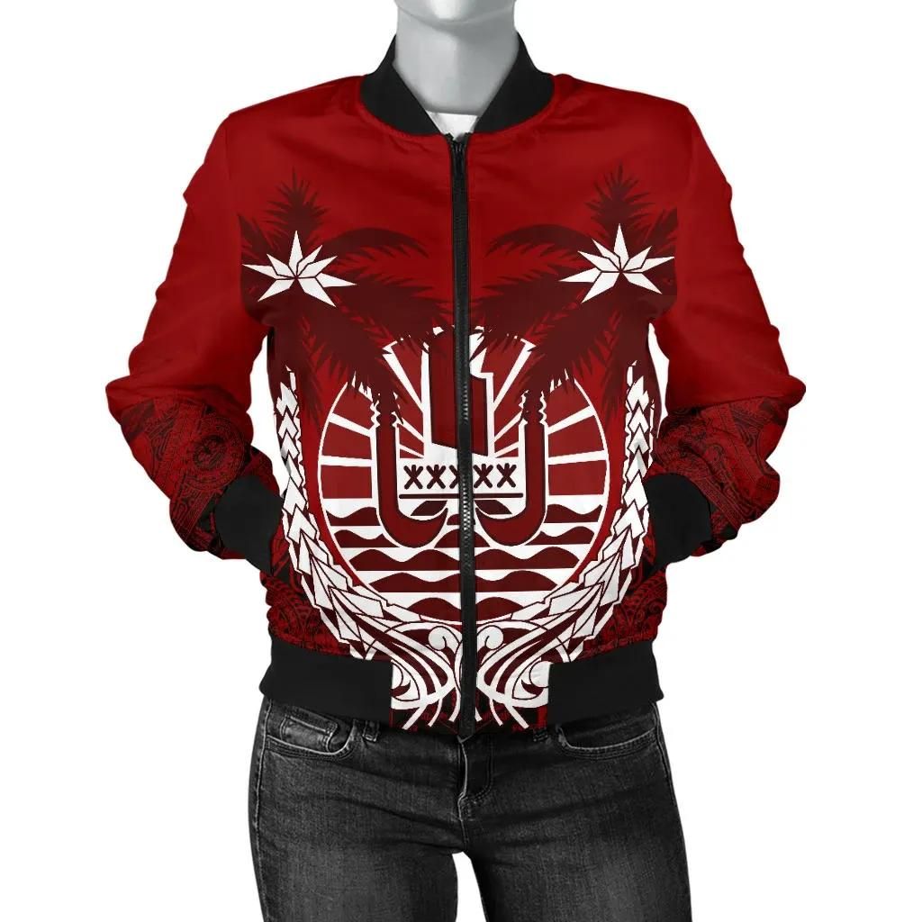 Tahiti Polynesian Coconut Women's Bomber Jacket A02 Bomber Jacket Tahiti Polynesian Coconut Women's Bomber Jacket A02 Bomber Jacket