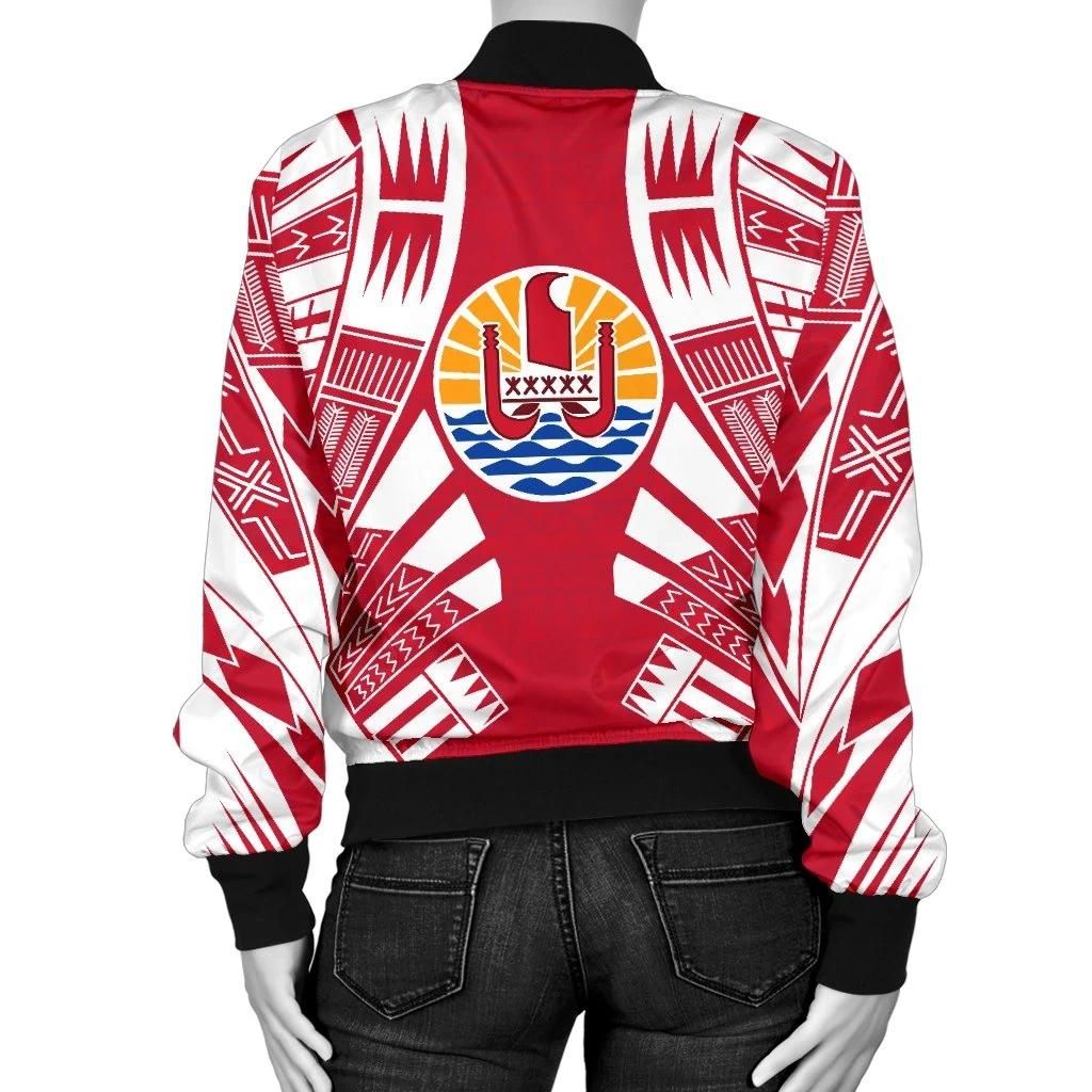 Tahiti-Women-Bomber-Jacket-Polynesian-Tattoo-Flag-BN0110-Bomber-Jacket-1