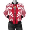 Tahiti Women Bomber Jacket - Polynesian Tattoo Flag - BN0110 Bomber Jacket